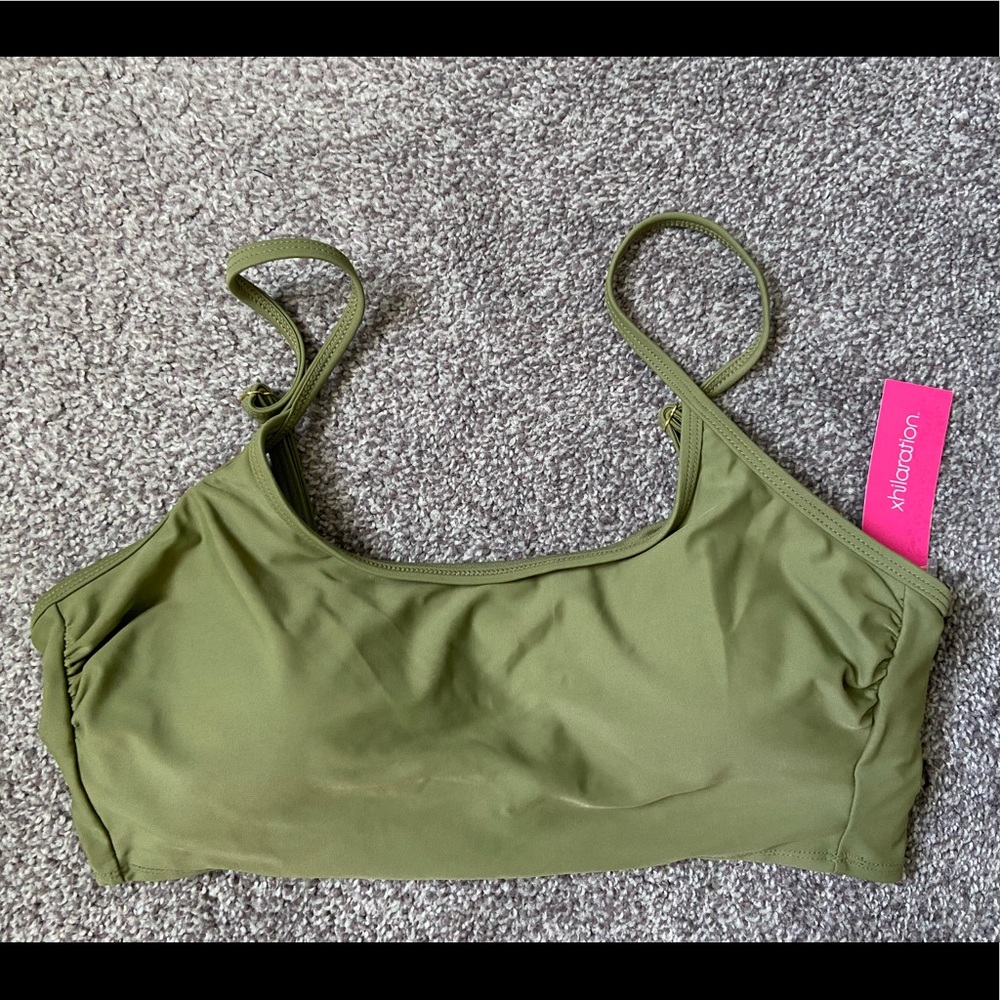 🆕 Xhilaration Longline Bikini Top